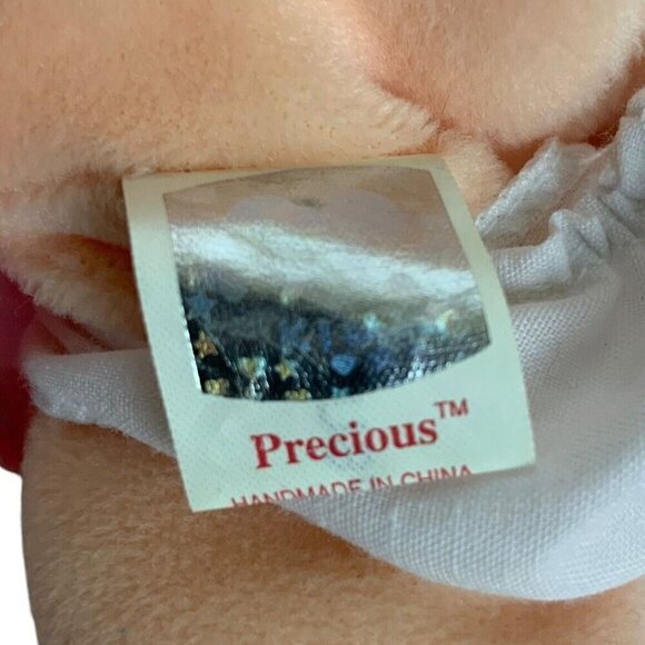 TY Beanie Kids Precious Plush Soft Doll 10 inch Blonde Hair with Tag Vtg 1993 - Picture 6 of 6